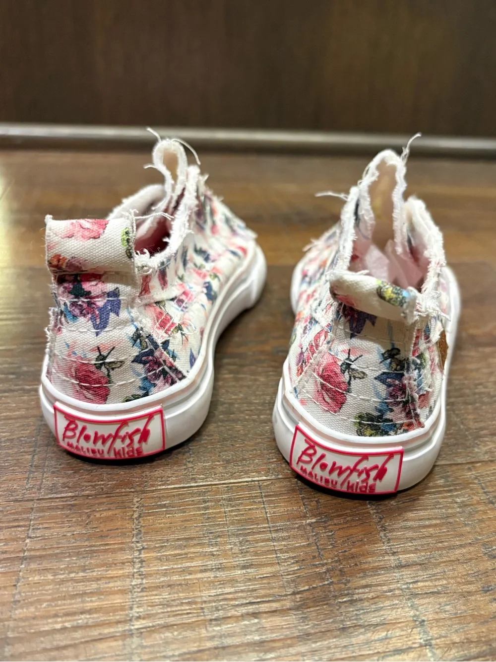 Blowfish Malibu All Play-K Girls Floral Slip-On Shoes Kids Sz 10